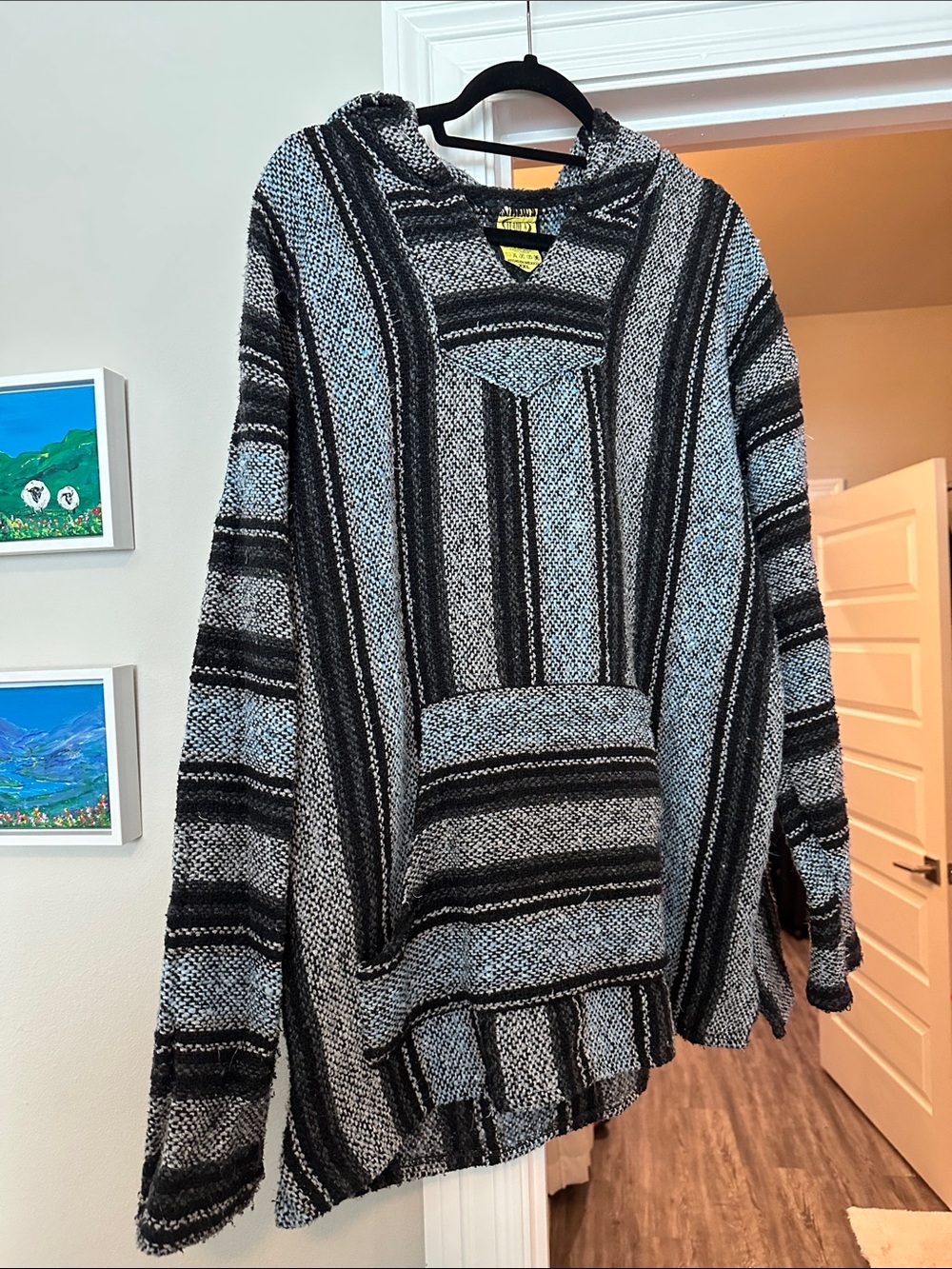 Striped Hoodie Jacket Size XXL